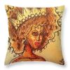 "The Gold Queen" Pillow 14"x14" 