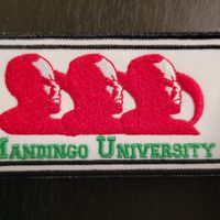 Mandingo University Iron On Patch