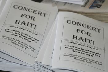 Concert for Haiti Earthquake
