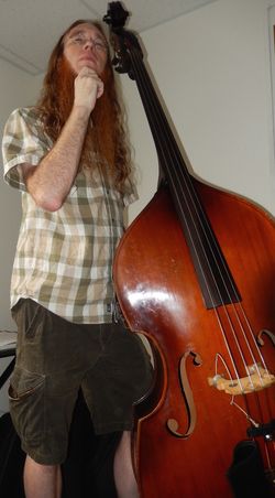 Holding the Double Bass Upright with out the aid of our hands