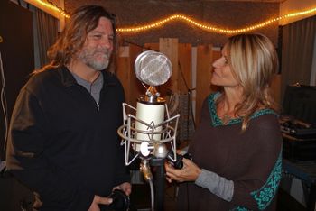 October 2015. Vocals by Walt & Tina Wilkins on the new Tip Jar album! (Recording Let Go.)
