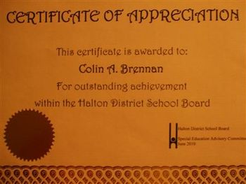 Nice to be recognized by The HDSB
