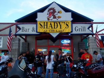 Shady's on the Lake Bikefest at the lake
