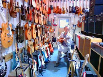 Wall of Guitars in LA
