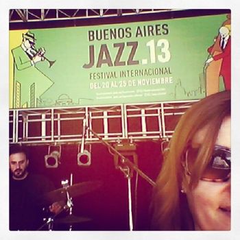 2013 FESTIVAL INTERNACIONAL BUENOS AIRES JAZZ:DELFINA & ARTISTRY BIG BAND. 8 Sound Check
