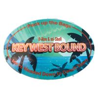 Key West Bound Tropical Sticker