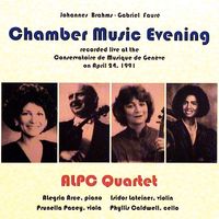 Chamber Music Evening - Brahms by Phyllis Caldwell, cello, ALPC Quartet