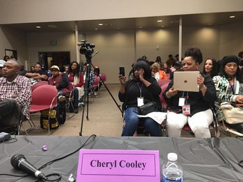 My seating view at, Panel 5 - R&B Legends Roundtable. Friday 11/18/16
