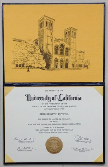 masters degree UCLA
