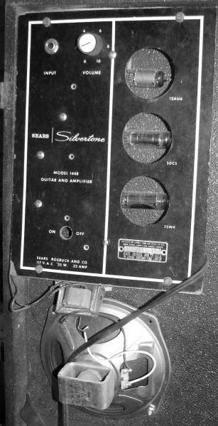 Sears Silvertone amp in case.
