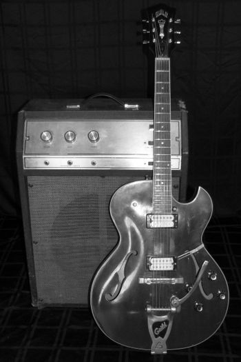1963 Guild Starfie III w/Montgomery Ward amp.
