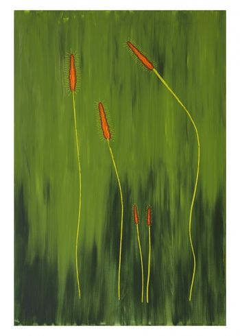 Flowers (2), 24" x 36", oil on canvas, 2010, $500
