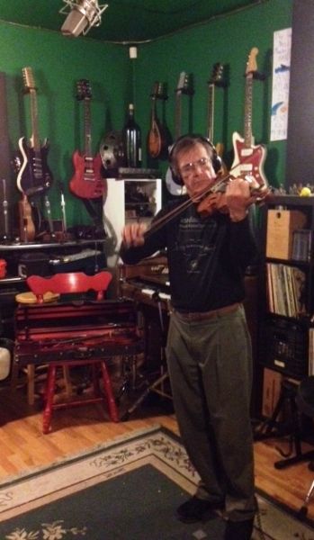 george motter adding some tasteful violin on the new album 2015
