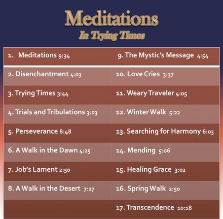 Meditations album contents