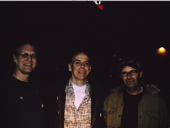 2 John Kurzweg (left) and John Hiatt (center) with Sean Healen (right)
