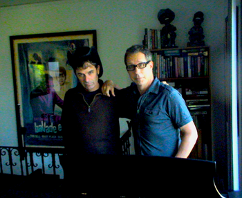 8 Sean Healen (left) with Producer Scott Mathews (right)
