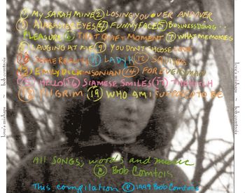 Original back cover with different playlist
