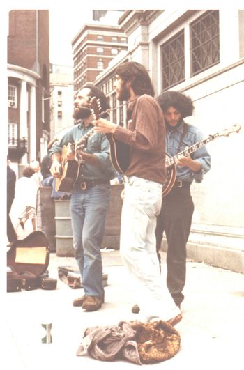 Playing Park Street Station on the Boston Cpmmon, 1975
