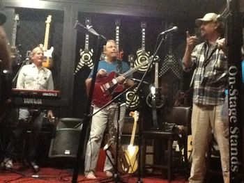 Jimmy Hall with Phil and Barry Rapp Rehearsing for Jimmy Hall and Friends Show

