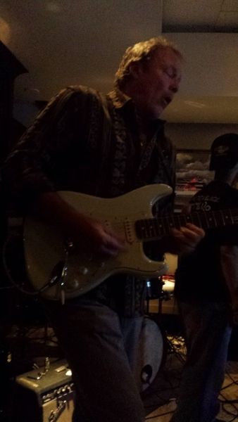 Phil sitting in with Smokestack Blues Band
