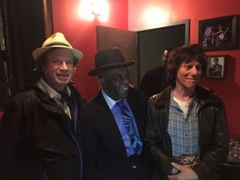 Jimmy with Buddy Guy and Jeff Beck 2015 Beck / ZZ Top Tour
