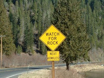Watch for rock

