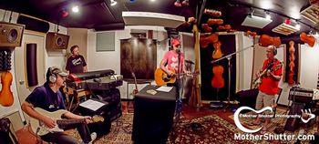 In the studio w/ Brandon, Brad Durden, Richie, and Donnie

