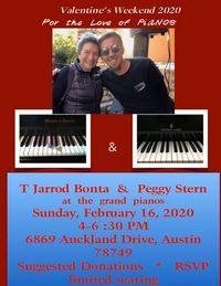 T Jarrod Bonta & Peggy Stern -- for the love of pianos
