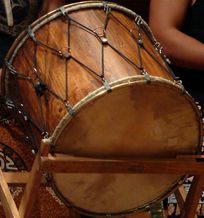 Bass skin drum