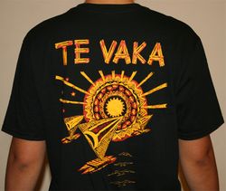 Te Vaka T-shirt -Back Design No.1