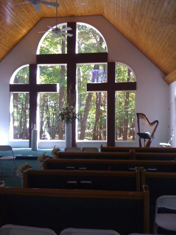 Private chapel wedding

