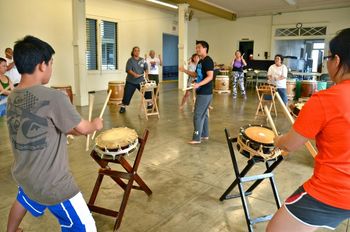 Shimedaiko Workshop- Puna Hawai'i Photo Credit: Lee Ann Teylan
