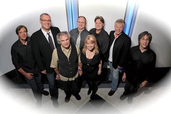 Armadillos Party Band Promo - L to R Jay O'Donnell (Drums), Paul Diethelm (Guitar), Billy Scherer (Vocals), Pat Thorn (Trumpet), Pamela McNeill (Vocals), Mike Krietzer (Sax), Greg Armstrong (Keys), Mike Zeleny (Bass)
