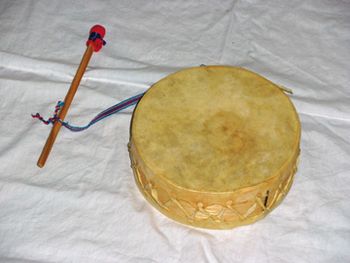 Rarámuri Small Drum
