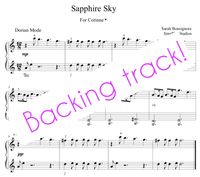 Sapphire Sky Backing Track (without piano)