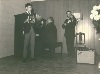 Irish Centre of Pittsburgh 1960s With musicians Patrick Folan and George Risco.
