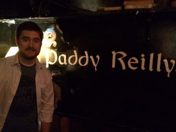 PAtrick soaking inthe legendary Paddy Reilly's
