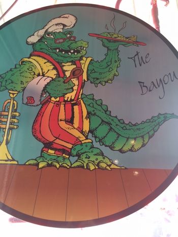 The Bayou's alligator chef Serving up treats during the band's March 2015 shows
