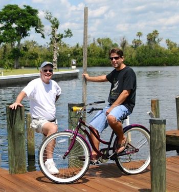 with Tom Corcoran, Peace River, FL. Photo by John Patti
