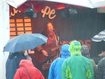 at Clanx Festival, Appenzell, Switzerland in the HEAVY rain! photo by Tatjana Richter
