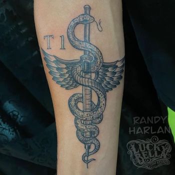 Type 1 Diabetes Tattoo by Randy Harlan at Lucky Bella Tattoos in North Little Rock, Arkansas
