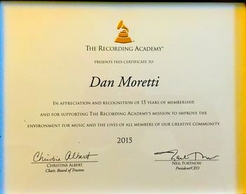 The Recording Academy Award
