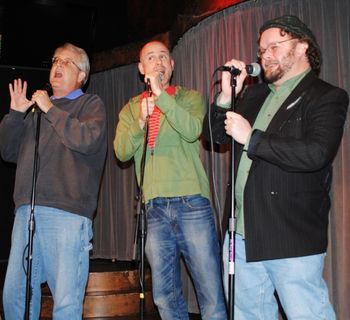 Harry Murphy, Steve Staley & Bruce Green The first "Improv Karaoke Jam Night"
