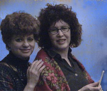 “Poets and Mentors” Hebrew poetry in translation Dahlia Ravikovitch and Carmela Tal Baron after a poetry reading (with Dina Paisner reading in English) at Makor (extension of the 92nd str. Y) April 2001
