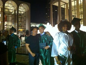 Graduation day and style Lincoln Center plaza Photo by Carmela Tal Baron June 24th 2015 NYC
