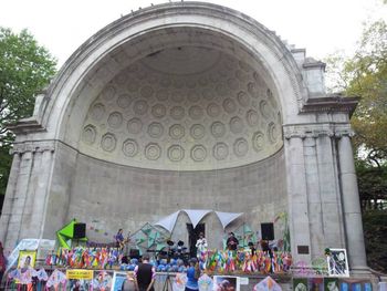 Vigil for international Peace Day  celebrated every year since 9-11 Band Shell Central Park NYC Sept 21 2013
