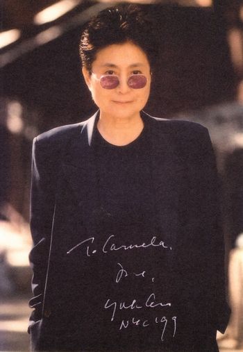Thank you Yoko Ono
