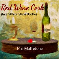 Red Wine Cork (In a White Wine Bottle) by Phil Maffetone