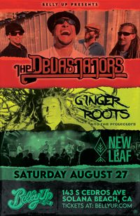 The Devastators and Ginger Roots & The Protectors w/ New Leaf @ Belly Up