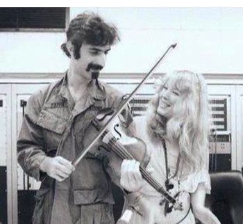 Frank Zappa and Pamela Des Barres
